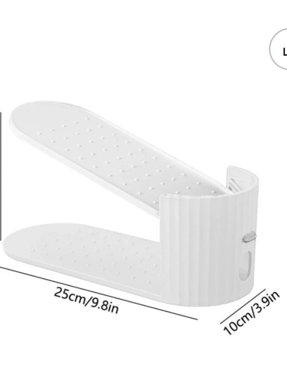 New Set Of 10 Adjustable 2 Tier Shoe Slot Rack Organizer